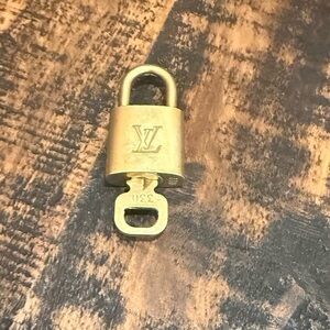 Louis Vuitton Gold Padlock with Key 330